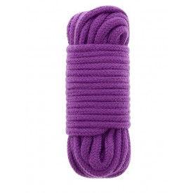Фиолетовая хлопковая веревка BONDX LOVE ROPE 10M PURPLE - 10 м.